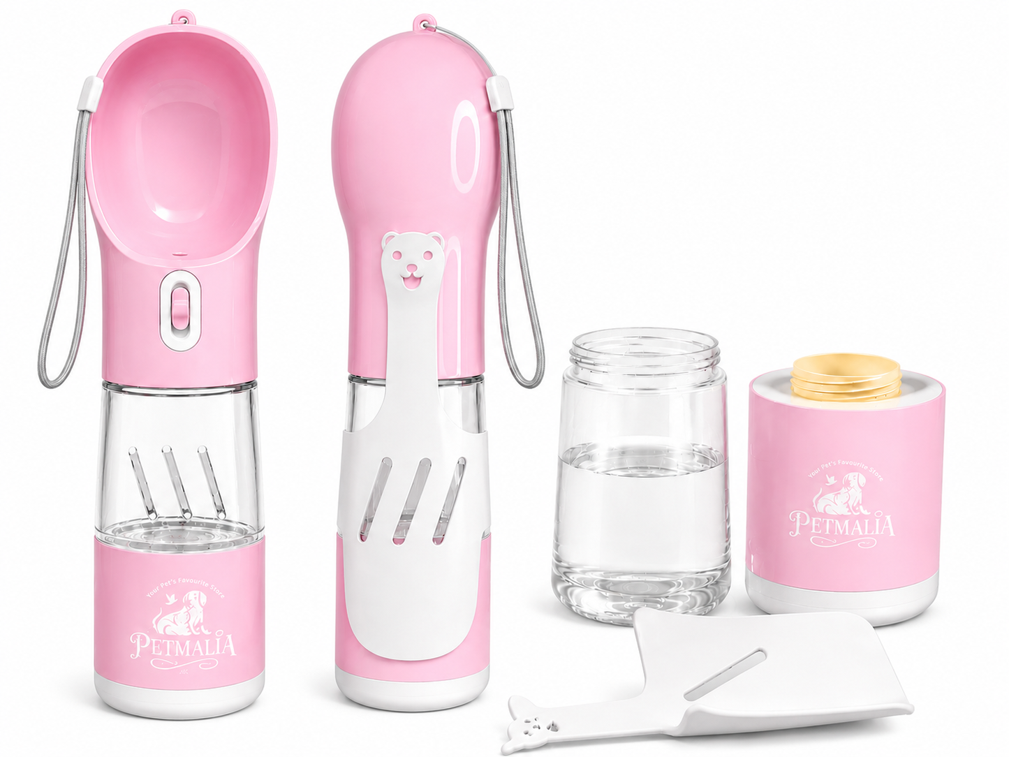 3-in-1 Portable Dog Water Bottle